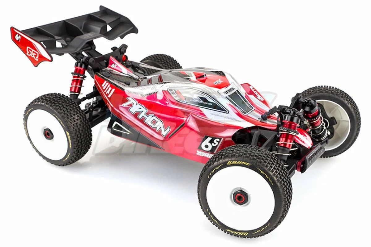 L-T3126SW | Louise 3.3" B-Pirate Tyres On White Dished Rims - Glued Wheels 2Pcs - Image 2