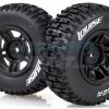 L-T3148SBTR | Louise 2.2/3.0" Pioneer Tyres On Black Rims - Glued Wheels 2Pcs