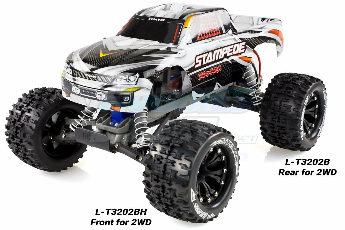 L-T3202B | Louise 2.8" MT-Pioneer Tyres On Black Rims - Glued Wheels 2Pcs - Image 5