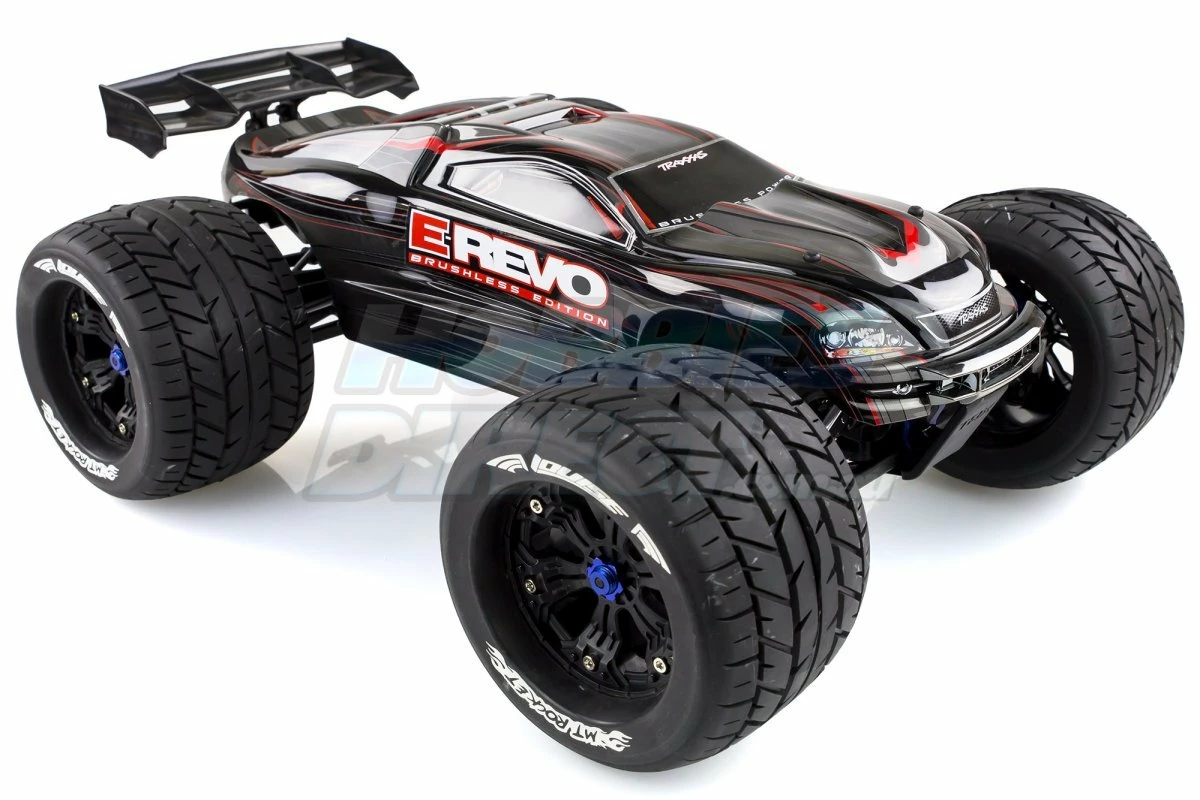 L-T3217B | Louise 3.8" MT-Rocket Tyres On Black Rims - Glued Wheels 2Pcs - Image 4