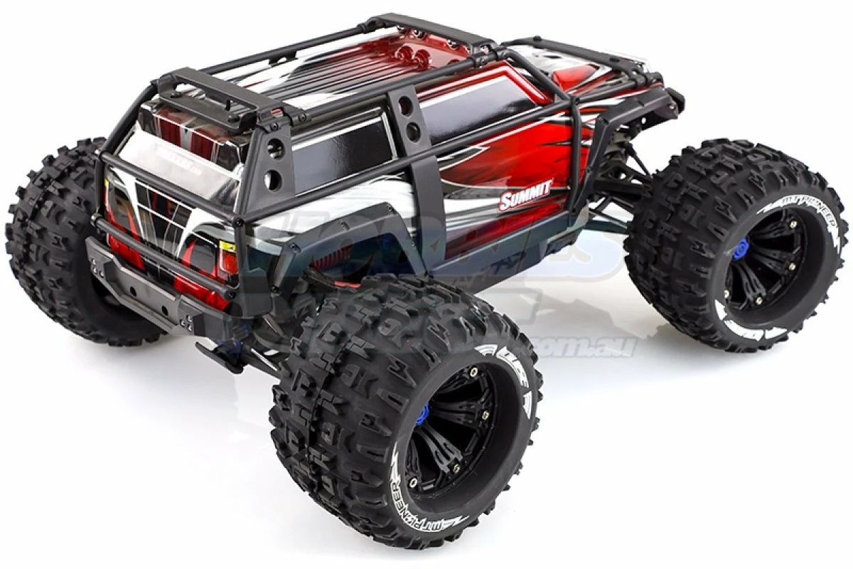 L-T3218BH | Louise 3.8" MT-Pioneer Tyres On Black Rims - Glued Wheels 2Pcs - Image 4