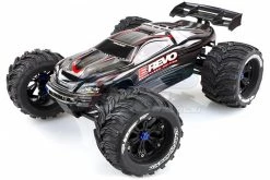 L-T3220B | Louise 3.8" MT-Cyclone Tyres On Black Rims - Glued Wheels 2Pcs