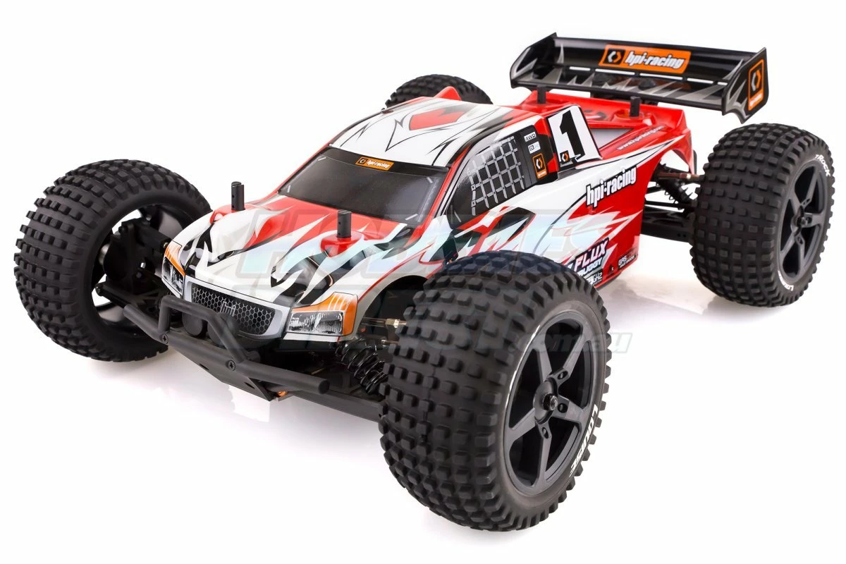 L-T3251B | Louise 3.8" T-Rock Tyres On Black Spoke Rims - Glued Truggy Wheels W/ Foam 2Pcs - Image 4