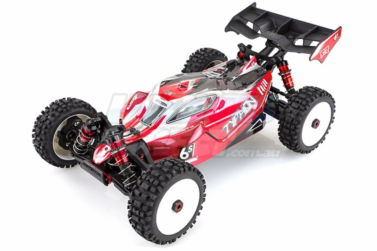 L-T325W | Louise 3.3" B-ulldoze Tyres On 84mm White Dished Rims - Glued Wheels 2Pcs - Image 5