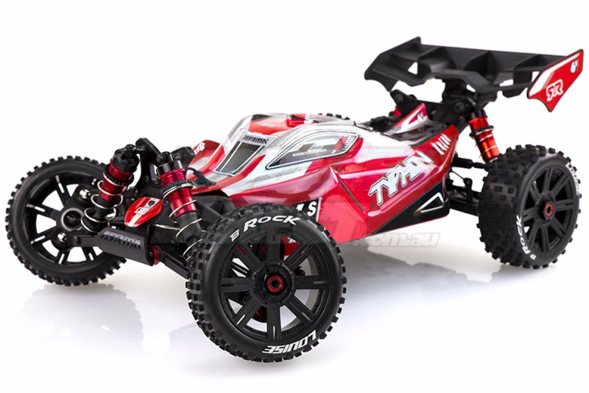L-T3270B | Louise 3.3" B-Rock Tyres On Black Spoke Rims - Glued Buggy Wheels W/ Foam 2Pcs - Image 5