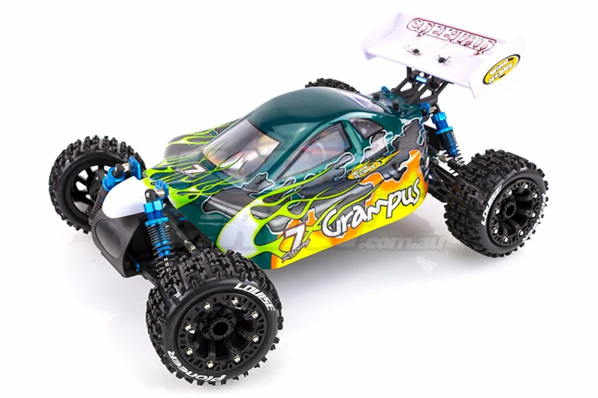 L-T3278SB | Louise 2.2" ST-Pioneer Tyres On Black Spoke Rims - Glued Truck Wheels W/ Foam 2Pcs - Image 4