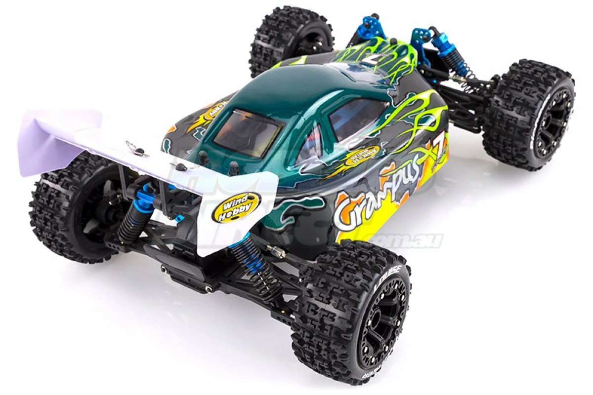 L-T3278SB | Louise 2.2" ST-Pioneer Tyres On Black Spoke Rims - Glued Truck Wheels W/ Foam 2Pcs - Image 6