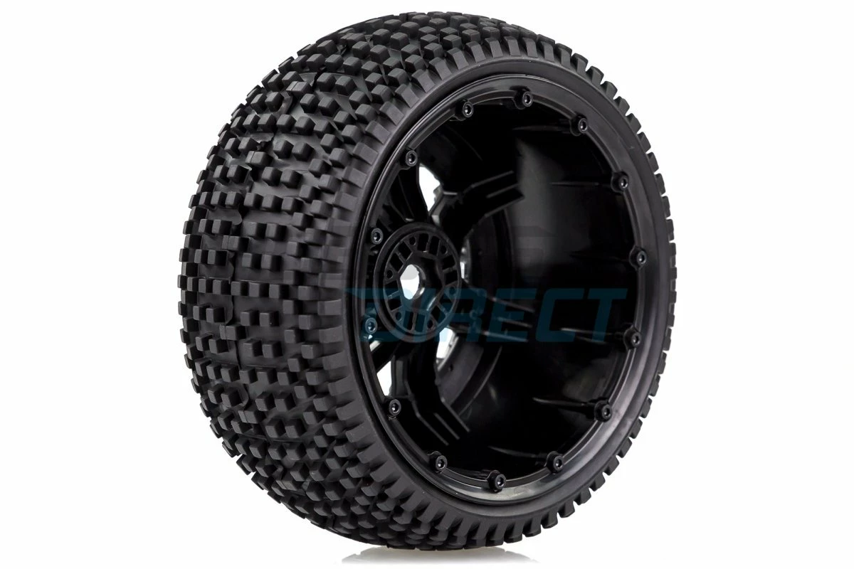 L-T3289B | Louise 4.7/5.5" ST-Viper Tyres On Black Spoke Rims - Beadlocked Wheels 2Pcs - Image 3
