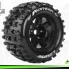 L-T3325B | Louise 3.8" ST-Pioneer MFT Tyres On (0 Offset) Black Rims - Glued Wheels 2Pcs