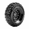L-T3345VB | Louise 1.9" CR-Champ Super Soft Tyres On Black Rims - Glued Wheels 2Pcs