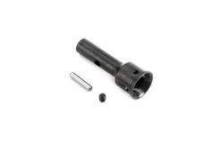 TLR252004 | TLR Front Wheel Axle W/ Pin And Grub Screw