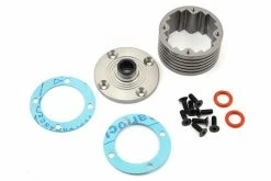 TLR252010 | TLR Gunmetal Aluminium Differential Case W/ Hardware