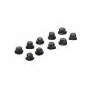 TLR336005 | TLR 3mm Black Aluminium Flanged Nyloc Nuts 10Pcs