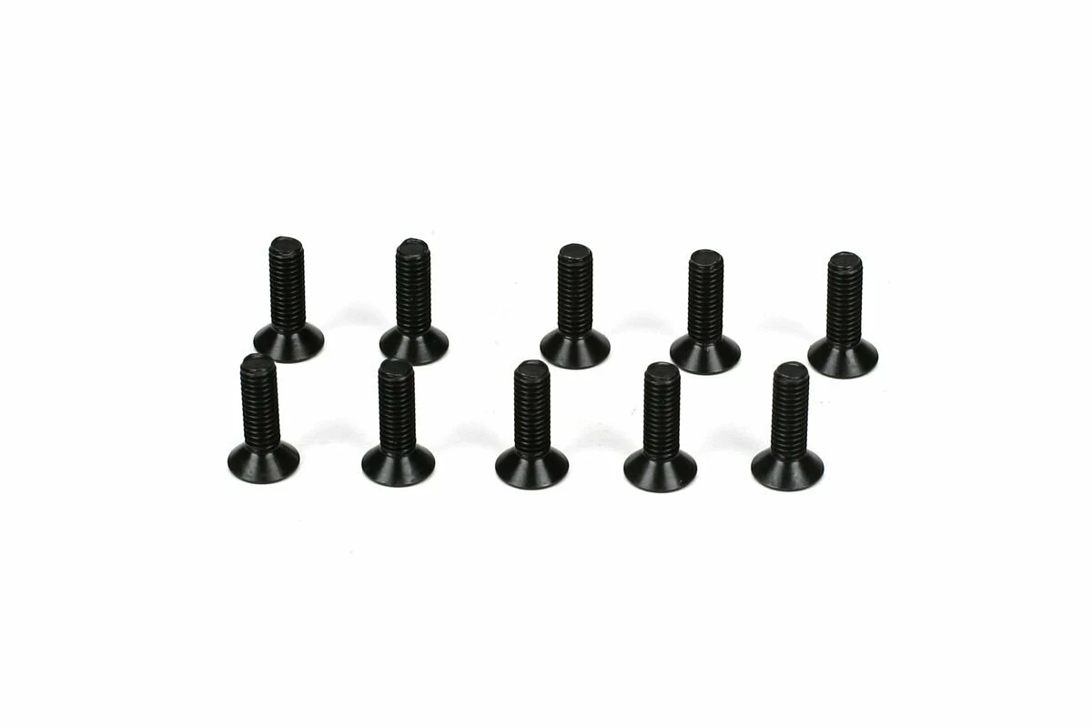 TLR5962 | TLR 3x10mm Fine Thread Countersunk Head Screws 10Pcs