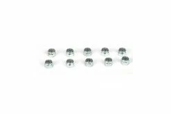 TLR6313 | TLR 3mm Silver Nyloc Nuts 10Pcs